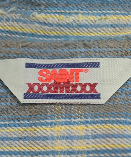 SAINT MICHAEL（セントマイケル）カジュアルシャツ 青 サイズ:M メンズ/2200663077014