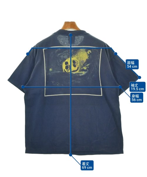 SAINT MICHAEL（セントマイケル）Tシャツ・カットソー 紺 サイズ:M メンズ/2200663077045