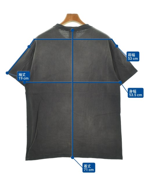 SAINT MICHAEL（セントマイケル）Tシャツ・カットソー グレー サイズ:M メンズ/2200663077069