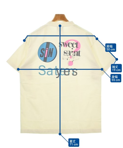 SAINT MICHAEL（セントマイケル）Tシャツ・カットソー 白 サイズ:M メンズ/2200663077083