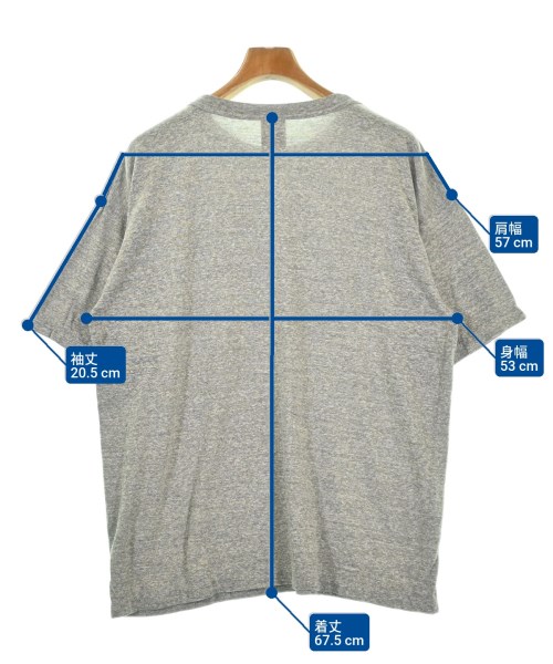 SAINT MICHAEL（セントマイケル）Tシャツ・カットソー グレー サイズ:M メンズ/2200663077106