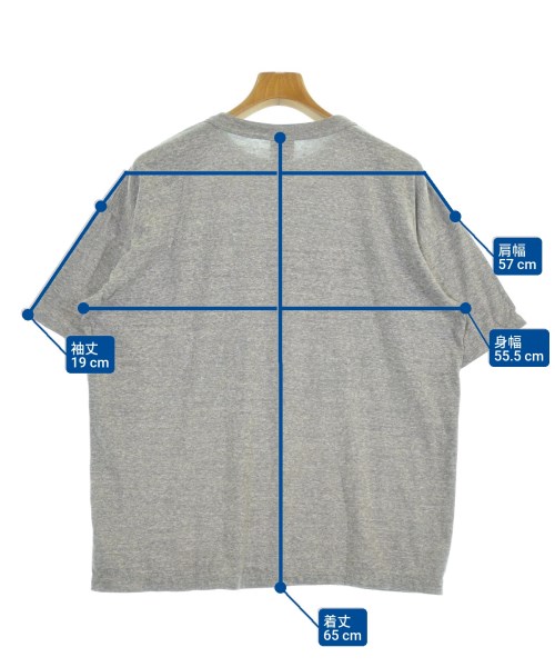 SAINT MICHAEL（セントマイケル）Tシャツ・カットソー グレー サイズ:M メンズ/2200663077113