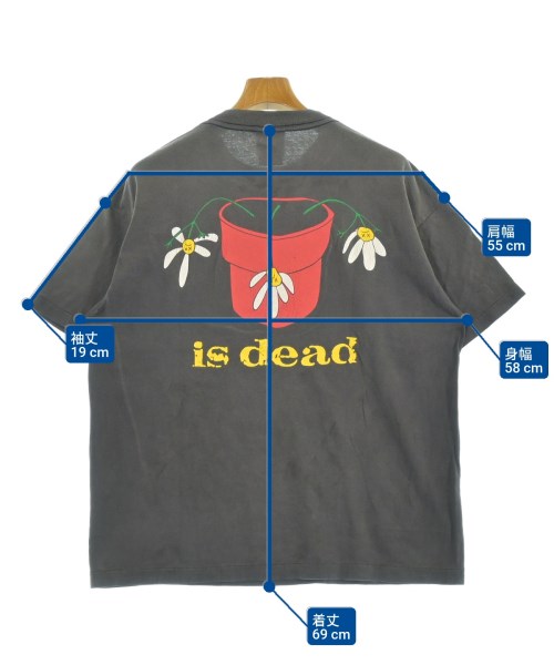 SAINT MICHAEL（セントマイケル）Tシャツ・カットソー グレー サイズ:M メンズ/2200663077151