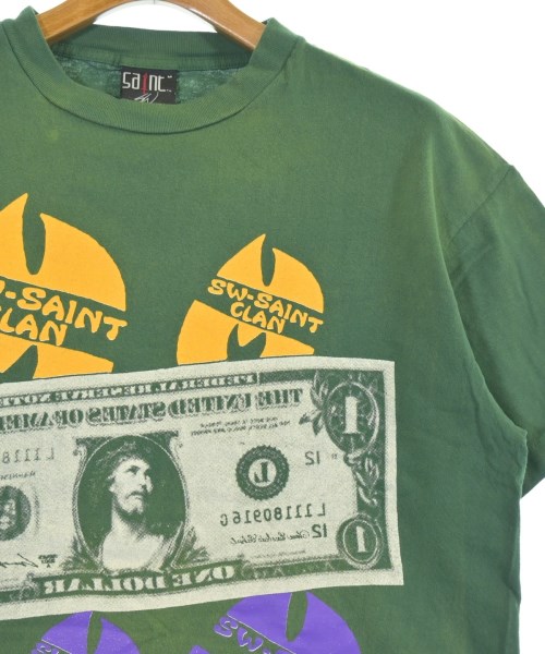 SAINT MICHAEL（セントマイケル）Tシャツ・カットソー 緑 サイズ:M メンズ/2200663077182