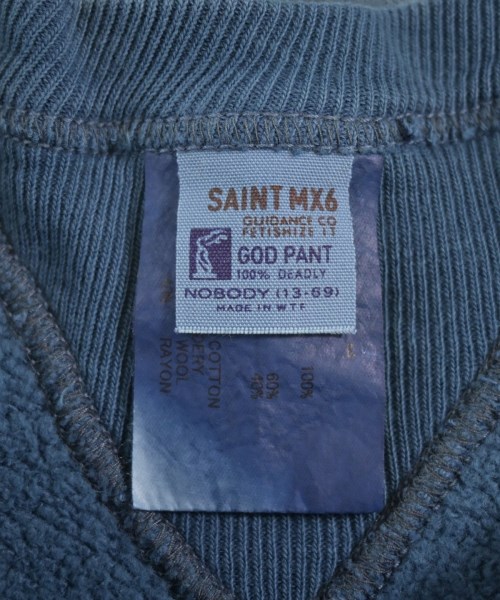 SAINT MICHAEL（セントマイケル）スウェット 青 サイズ:M メンズ/2200663077403