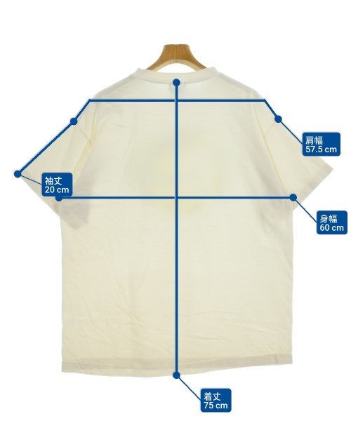 SAINT MICHAEL（セントマイケル）Tシャツ・カットソー 白 サイズ:XL メンズ/2200664783013