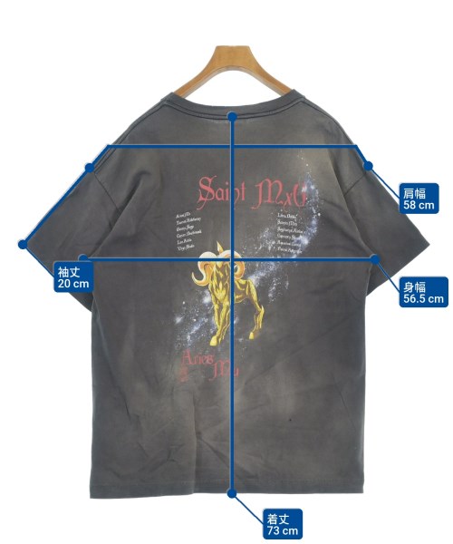 SAINT MICHAEL（セントマイケル）Tシャツ・カットソー グレー サイズ:L メンズ/2200667194113