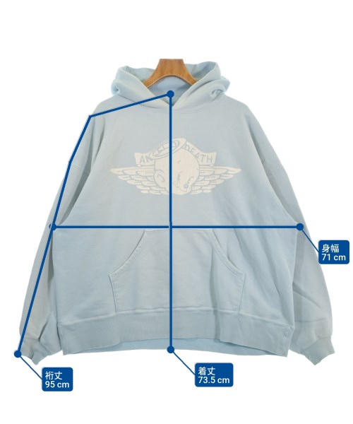 SAINT MICHAEL（セントマイケル）パーカー 青 サイズ:XL メンズ/2200669583038