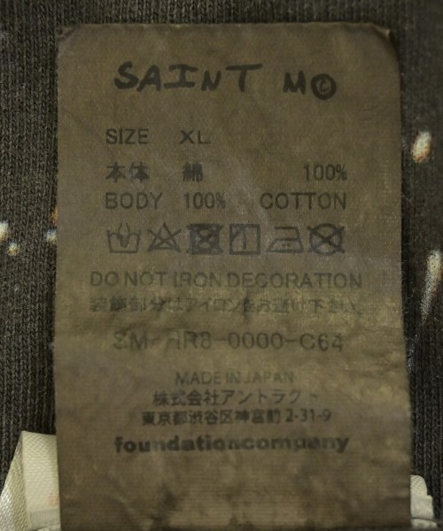 SAINT MICHAEL（セントマイケル）Tシャツ・カットソー グレー サイズ:XL メンズ/2200736719056