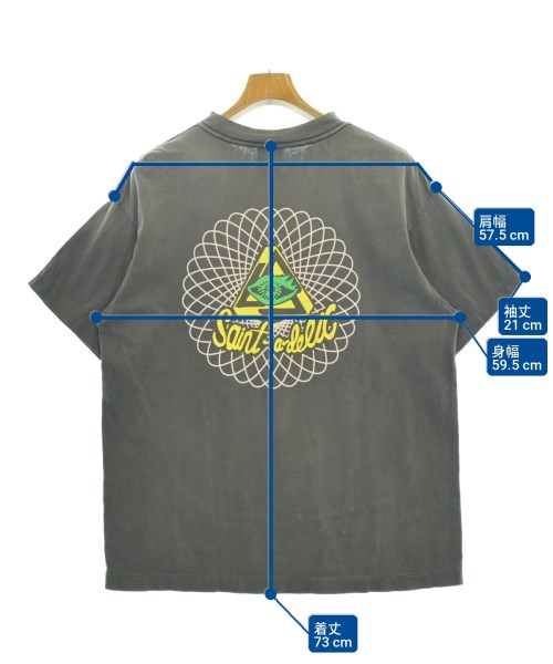 SAINT MICHAEL（セントマイケル）Tシャツ・カットソー グレー サイズ:S メンズ/2200724054381
