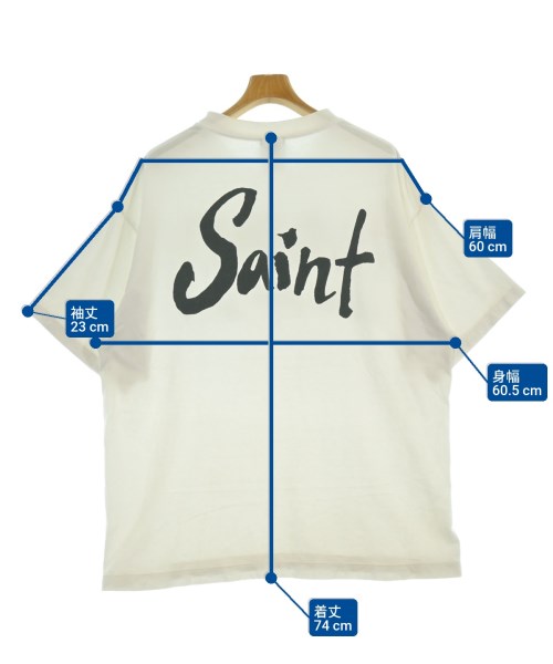 SAINT MICHAEL（セントマイケル）Tシャツ・カットソー 白 サイズ:XL メンズ/2200682912013