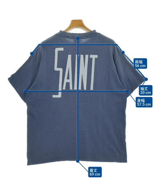 SAINT MICHAEL（セントマイケル）Tシャツ・カットソー 紺 サイズ:M メンズ/2200685227022