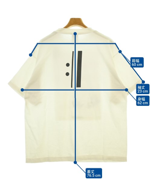 SAINT MICHAEL（セントマイケル）Tシャツ・カットソー 白 サイズ:L メンズ/2200672788031