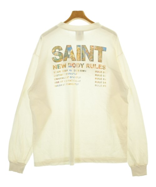 SAINT MICHAEL（セントマイケル）Tシャツ・カットソー 白 サイズ:L メンズ/2200672788123
