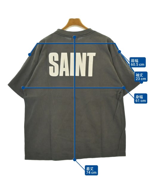 SAINT MICHAEL（セントマイケル）Tシャツ・カットソー グレー サイズ:L メンズ/2200672788147
