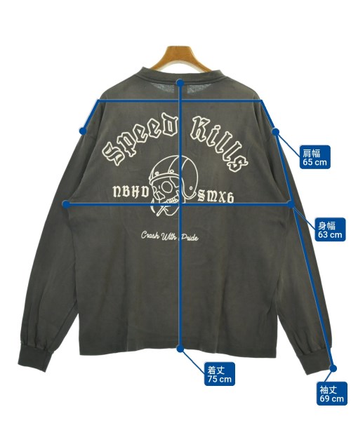 SAINT MICHAEL（セントマイケル）Tシャツ・カットソー グレー サイズ:L メンズ/2200672788178