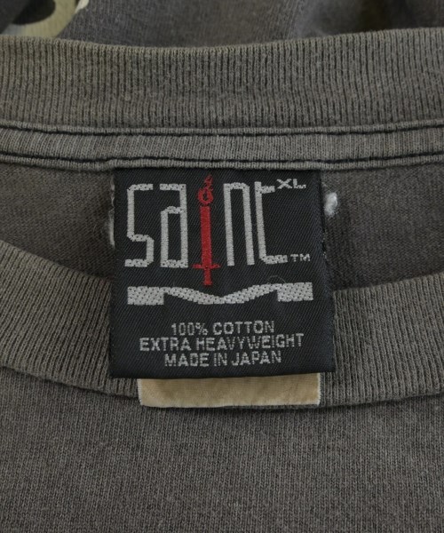 SAINT MICHAEL（セントマイケル）Tシャツ・カットソー グレー サイズ:XL メンズ/2200689003028