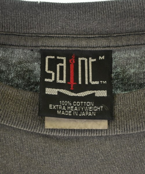 SAINT MICHAEL（セントマイケル）Tシャツ・カットソー グレー サイズ:M メンズ/2200691207032