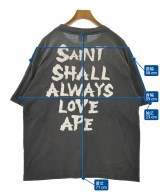 SAINT MICHAEL（セントマイケル）Tシャツ・カットソー グレー サイズ:L メンズ/2200692574034