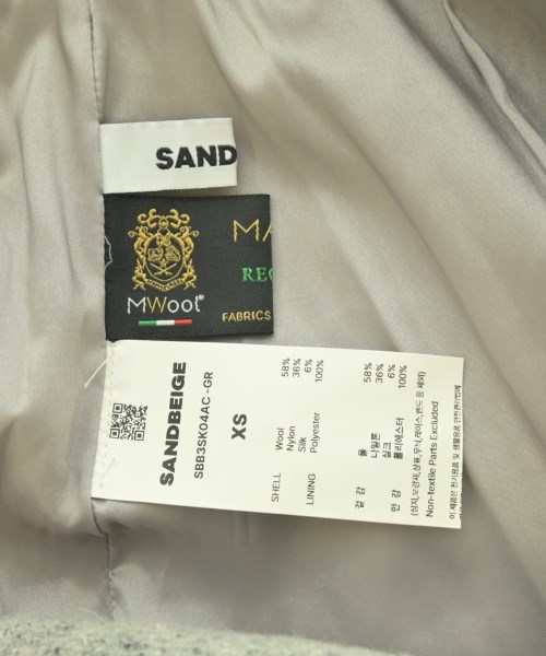 SAND BEIGE（サンドベージュ）ミニスカート グレー サイズ:XS レディース/2200724747023