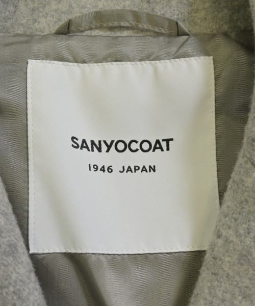 SANyOCOAT（サンヨーコート）チェスターコート グレー サイズ:36(S位) レディース/2200725005016