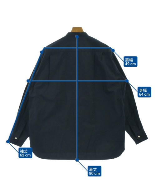 SILVER AND GOLD GENERAL MERCHANDISE（シルバーアンドゴールドジェネラルマーチャンダイズ）カジュアルシャツ 紺 サイズ:XL メンズ/2200640695026