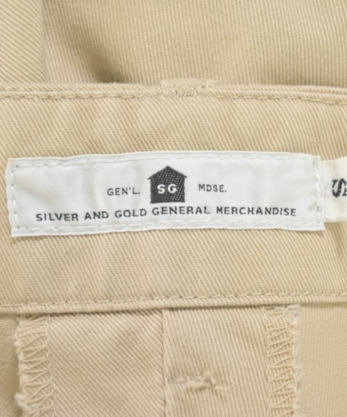 SILVER AND GOLD GENERAL MERCHANDISE（シルバーアンドゴールドジェネラルマーチャンダイズ）チノパン ベージュ サイズ:S メンズ/2200703896025