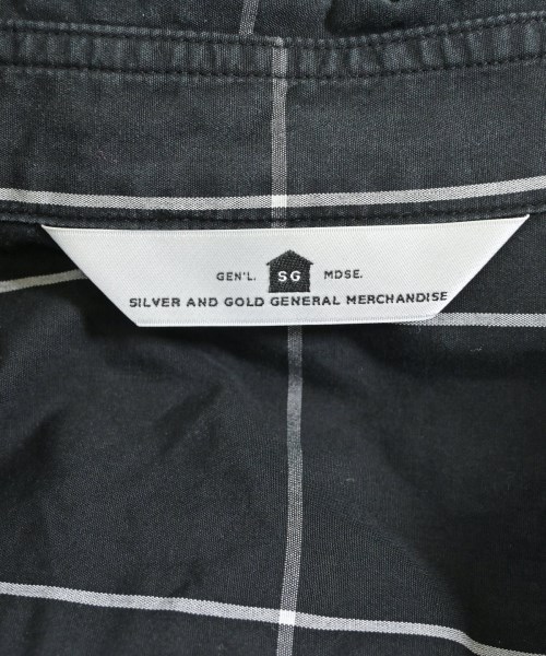 SILVER AND GOLD GENERAL MERCHANDISE（シルバーアンドゴールドジェネラルマーチャンダイズ）カジュアルシャツ 黒 サイズ:-(XXL位) メンズ/2200670451135