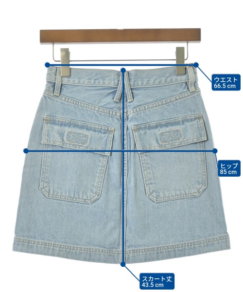 SLVRLAKE（シルバーレイク）ロング・マキシ丈スカート 青 サイズ:24(S位) レディース/2200631176718