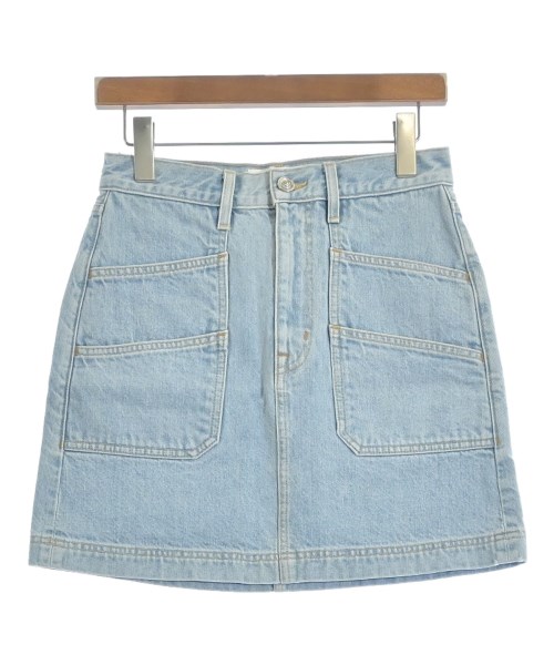 SLVRLAKE(シルバーレイク)ミニスカート 青 サイズ:26(M位)/2200631184522