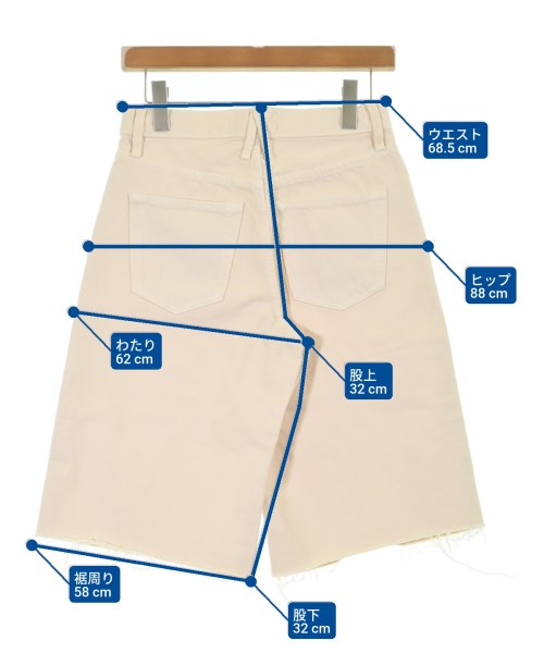 SLVRLAKE（シルバーレイク）ショートパンツ 白 サイズ:25(S位) レディース/2200631187530