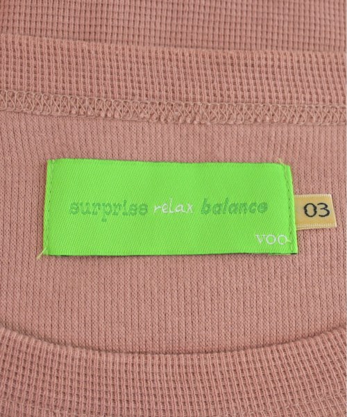 surprise relax balance（サプライズリラックスバランス）Tシャツ・カットソー ピンク サイズ:3(L位) メンズ/2200496978076