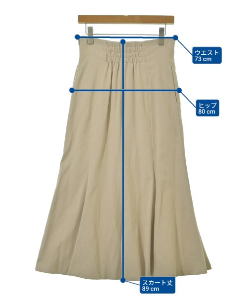 uncrave（アンクレイヴ）ロング・マキシ丈スカート ベージュ サイズ:2(M位) レディース/2200644763493