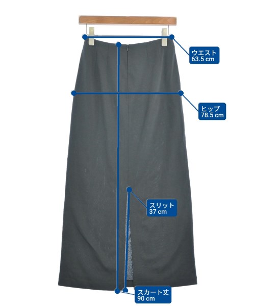 uncrave（アンクレイヴ）ロング・マキシ丈スカート 緑 サイズ:1(S位) レディース/2200619594053