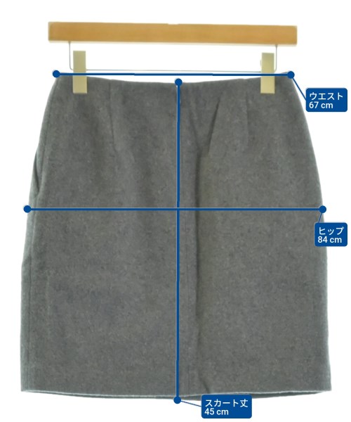 uncrave（アンクレイヴ）ミニスカート グレー サイズ:0(XS位) レディース/2200678519028