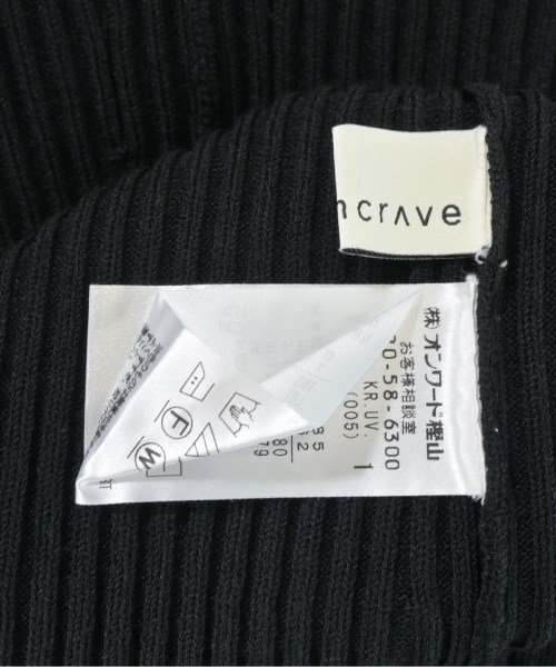 uncrave（アンクレイヴ）ブラウス 黒 サイズ:1(S位) レディース/2200693905257