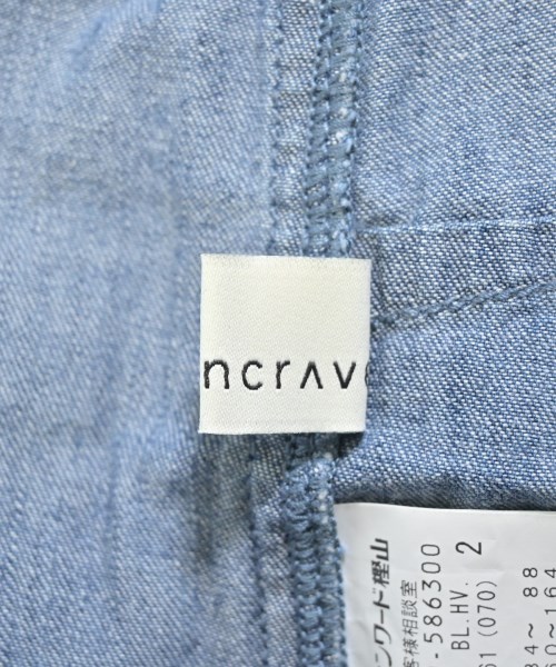 uncrave（アンクレイヴ）ブラウス 紺 サイズ:2(M位) レディース/2200656167036