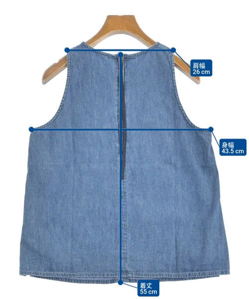 uncrave（アンクレイヴ）ブラウス 紺 サイズ:2(M位) レディース/2200656167036