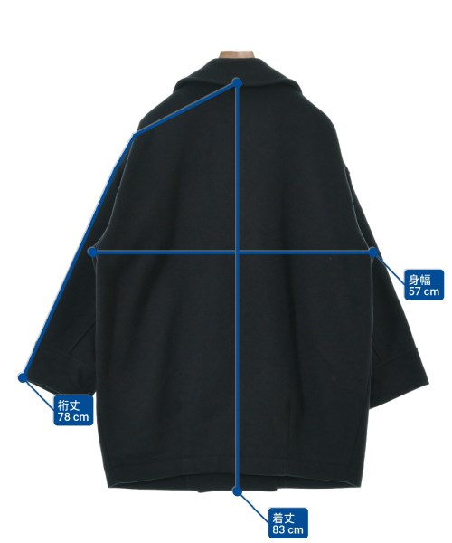 uncrave（アンクレイヴ）ピーコート 黒 サイズ:0(XS位) レディース/2200668126014