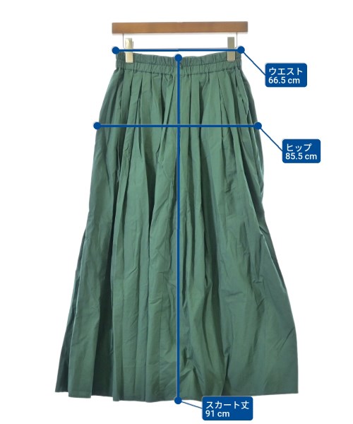 uncrave（アンクレイヴ）ロング・マキシ丈スカート 緑 サイズ:M レディース/2200672073069