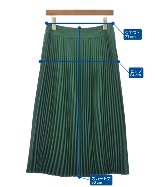 uncrave（アンクレイヴ）ひざ丈スカート 緑 サイズ:-(M位) レディース/2200672073106