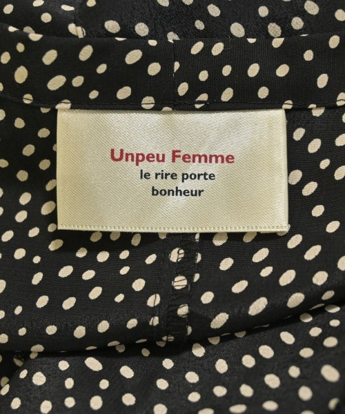 Unpeu Femme（アンプーファム）ブラウス 黒 サイズ:0(XS位) レディース/2200710473059