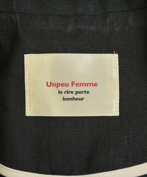 Unpeu Femme（アンプーファム）ジャケット 黒 サイズ:F レディース/2200684780016