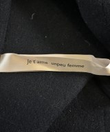 Unpeu Femme（アンプーファム）ステンカラーコート 黒 サイズ:F レディース/2200687512010