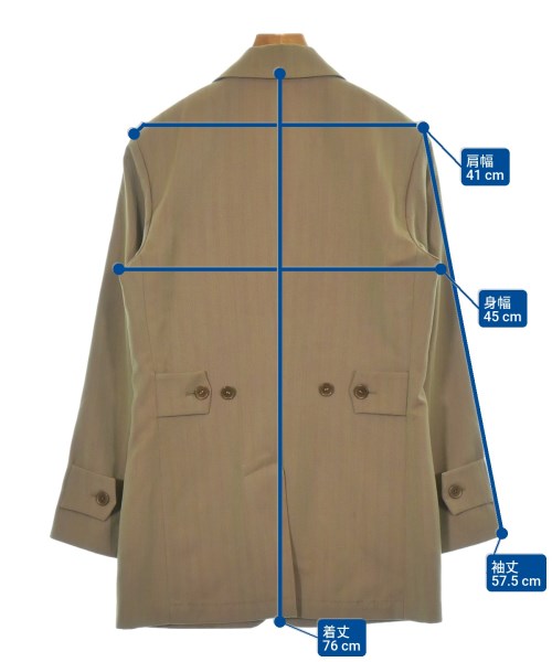 W-D MAN（ダブリューディーマン）カジュアルジャケット 茶 サイズ:44(S位) メンズ/2200620851169