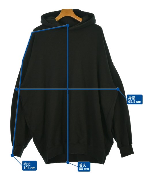 久米繊維（クメセンイ）パーカー 黒 サイズ:F メンズ/2200657773069