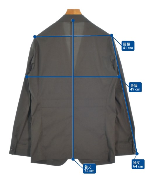 +CLOTHET（クロスクローゼット）テーラードジャケット カーキ サイズ:2(M位) メンズ/2200673943019