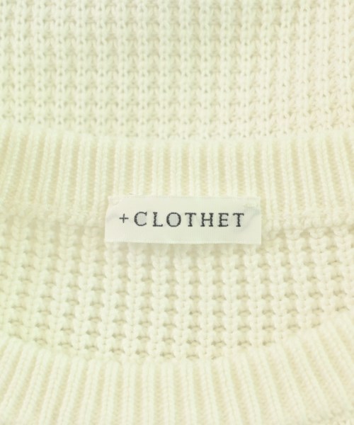 +CLOTHET（クロスクローゼット）ニット・セーター 白 サイズ:1(S位) メンズ/2200724923120