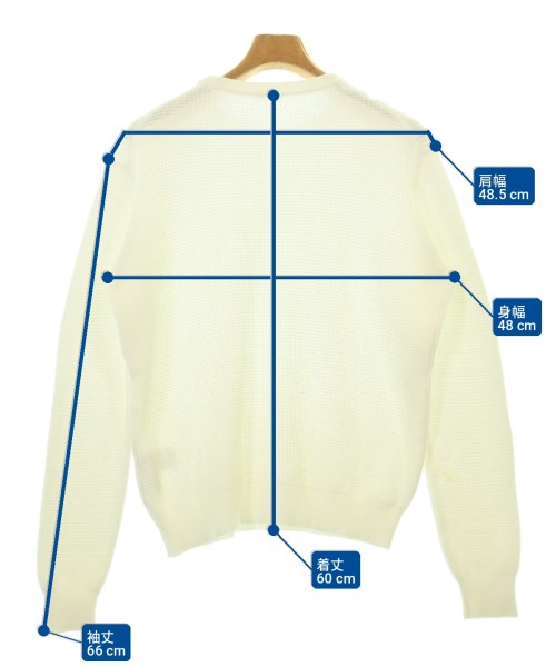 +CLOTHET（クロスクローゼット）ニット・セーター 白 サイズ:1(S位) メンズ/2200724923120