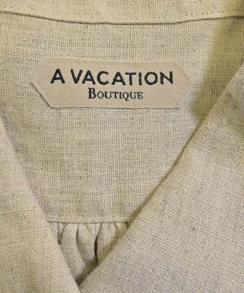 A VACATION（アヴァケーション）カジュアルシャツ ベージュ サイズ:F レディース/2200669485011
